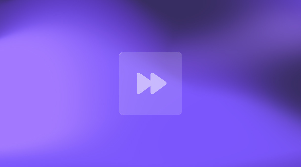 Bouton violet avec une flèche, symbolisant un accès rapide au marché et une mise en production efficace.