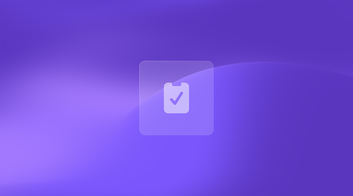 Un checkmark sur une une feuille de note, symbolisant la fiabilité et la stabilité du produit.